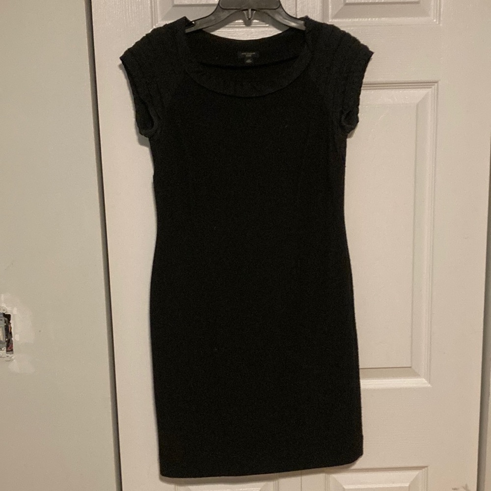 Wool Black Ann Taylor Dress